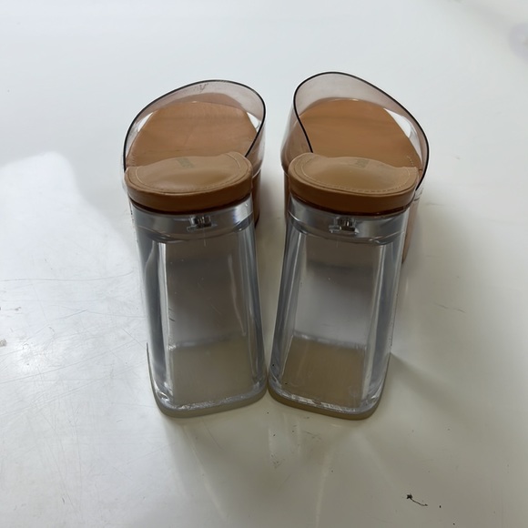 Larroude clear summer heels A9-14 - Picture 4 of 6